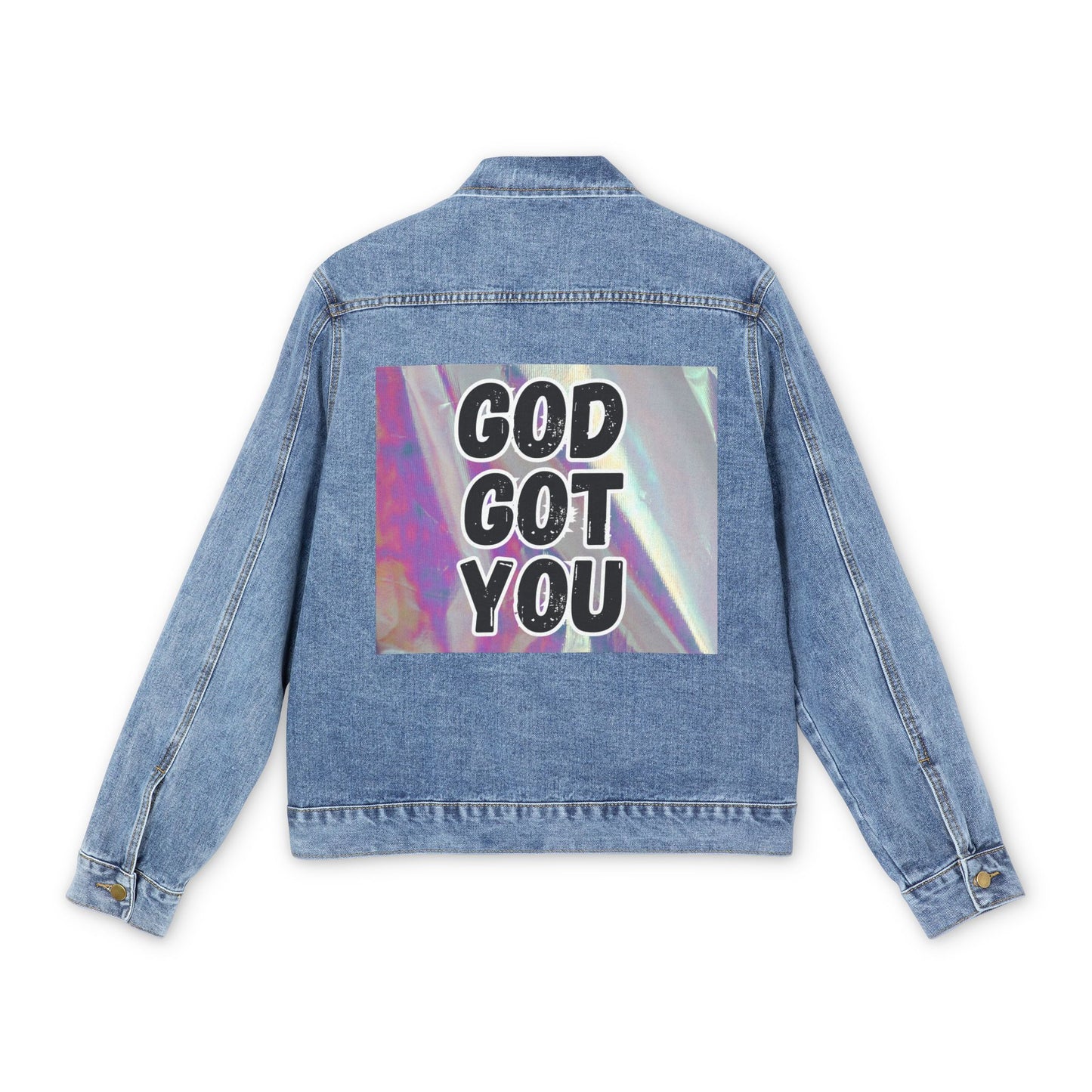GOD GOT YOU JEANS JACKET
