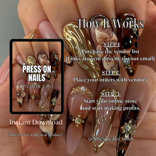 Press On Nails Vendor List