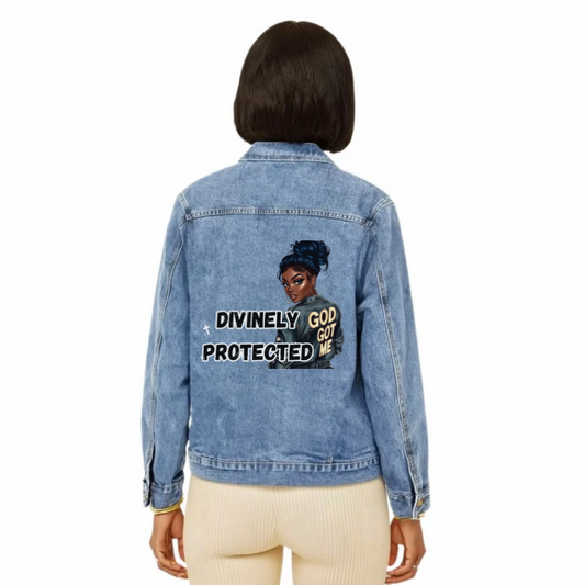 Divinely Protected Denim Jacket