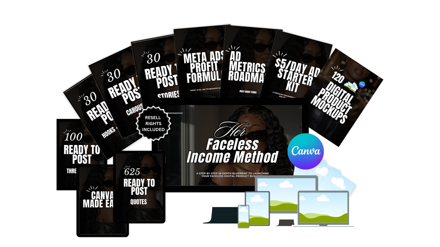 Her Faceless Income Method