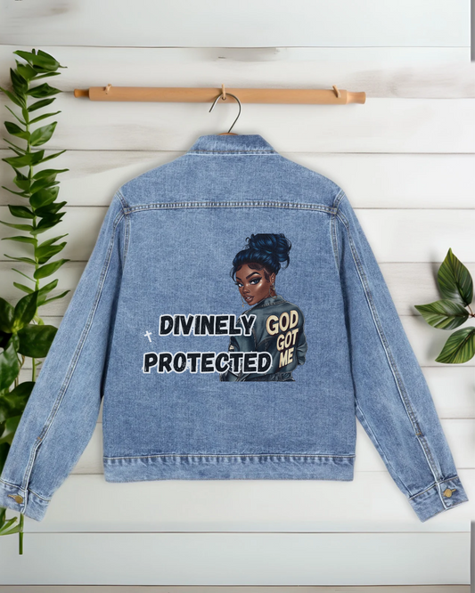 Divinely Protected Denim Jacket