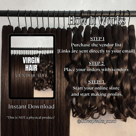 Virgin Hair Vendor List